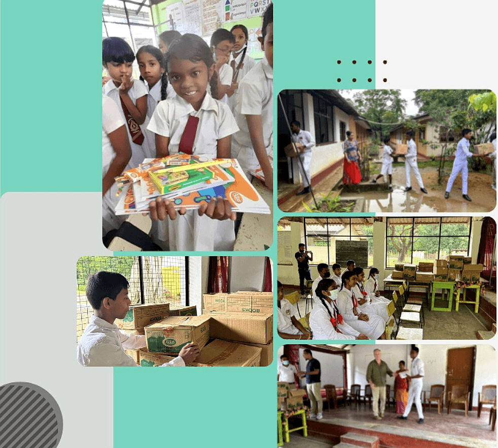 Annual school supply drive, rural Sri Lanka